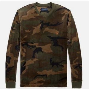 Men's Ralph Lauren camo Velour Shirt